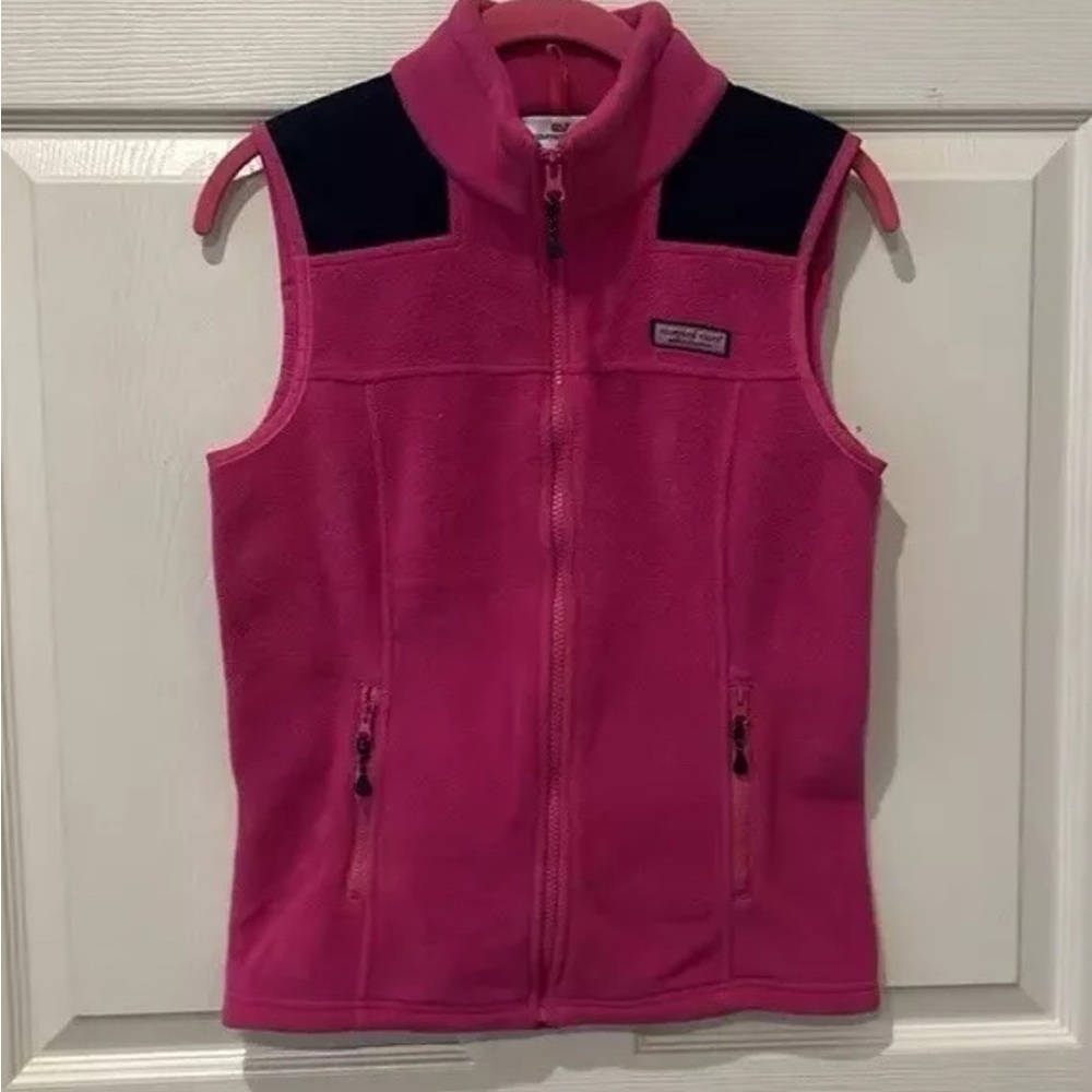 Vineyard Vines hot pink vest, XS